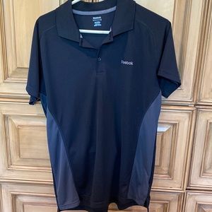 Reebok Golf Mens short sleeve striped polo shirt | size 2XL